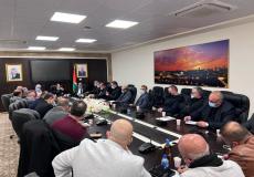 اجتماع وزيرة الصحة بمدراء المشافي الحكومية والمديريات