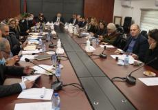 اجتماع وزير العمل الفلسطيني مع مكتب LACS