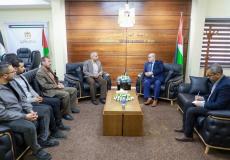 لقاء الدعليس مع رئيس الاتحاد العام لنقابات عمال فلسطين