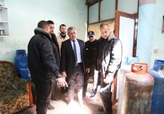 النائب العام بغزة يجري جولة تفتيشية "مفاجِئة" على نقاط تعبئة الغاز العشوائية