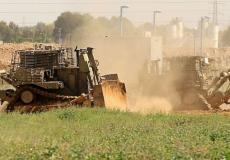 توغل إسرائيلي على حدود غزة - ارشيف