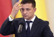 الرئيس الاوكراني فولوديمير زيلينسكي