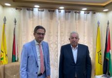 محمود العالول يستقبل رئيس مكتب تمثيل جمهورية ألمانيا الاتحادية لدى فلسطين أوليفر اوفتشا