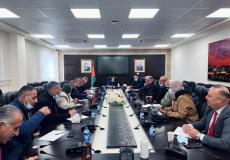 اجتماع الوزيرة الكيلة مع وفد من وزارة الصحة في غزة