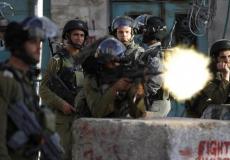 جيش الاحتلال يطلق الرصاص الحي تجاه الفلسطينيين- أرشيفية