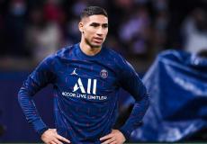 أشرف حكيمي لاعب باريس سان جيرمان والمنتخب المغربي.