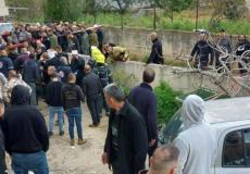 من مكان الحريق