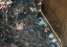 قطعان المستوطنين يحرقون أجزاء من مسجد في سلفيت