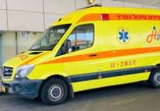 مركبة إسعاف تابعة لمركز حيان الطبي