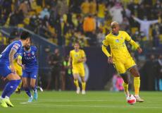 من مباراة النصر والهلال