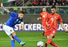 مقدونيا الشمالية تفوز على ايطاليا بهدف نظيف