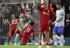 نتيجة مباراة ليفربول ضد مانشستر يونايتد وهدفي محمد صلاح