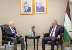 لقاء حسين الشيخ مع الممثل السامي لتحالف الحضارات في الأمم المتحدة