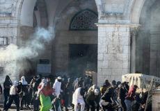 مواجهات داخل باحات المسجد الأقصى