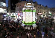 إضاءة فانوس رمضان في رام الله - أرشيفية