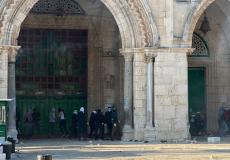 مواجهات داخل باحات المسجد الأقصى