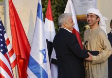 وزير الخارجية الإسرائيلي ونظيره الإماراتي