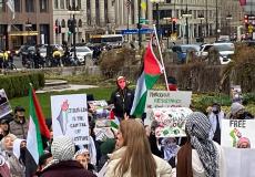 مسيرة حاشدة في شيكاغو الأمريكيةمسيرة