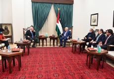 الرئيس عباس يستقبل ممثل الأمم المتحدة لتحالف الحضارات