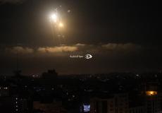 القبة الحديدية تحاول اعتراض صاروخ من غزة الليلة الماضية