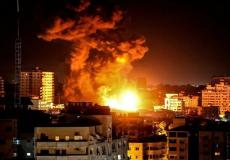 قصف غزة خلال الحرب الأخيرة - ارشيف