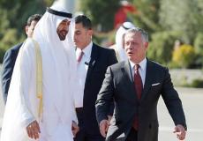 العاهل الأردني وولي عهد أبو ظبي