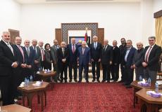 الرئيس عباس يستقبل وفدا من اتحاد أبناء رام الله في الولايات المتحدة الأميركية