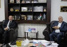 لقاء الفريق الرجوب مع السفير المصري في فلسطين - أرشيفية