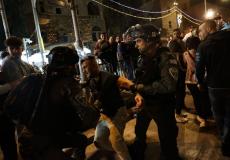 مواجهات في منطقة باب العامود - أرشيف