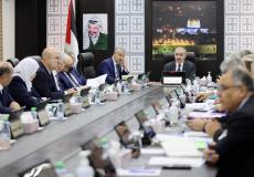 جلسة الحكومة الفلسطينية اليوم