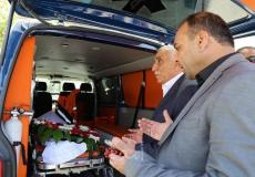 نعش الراحل الكاتب فيصل الحوراني فور وصوله الوطن