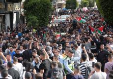 من تشييع جثمان شيرين أبو عاقلة