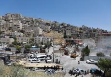 هدم بناية الرجبي في سلوان