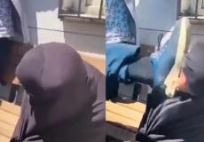 من حادثة ركل مسنة سورية