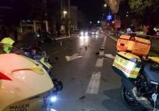 حادث دراجة نارية في يافا