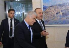 وزير الخارجية التركي ونظيره الإسرائيلي
