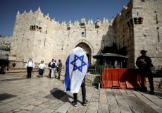 من مسيرة الأعلام الإسرائيلية أمس