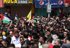 جنازة الشهيد غيث يامين في نابلس