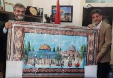 السفير عبد الهادي يستقبل الأب جورج جبيل من كنيسة الروم الملكين الكاثوليك