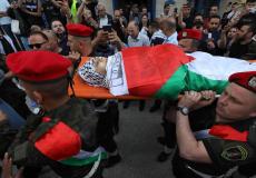 من تشييع جثمان شيرين أبو عاقلة