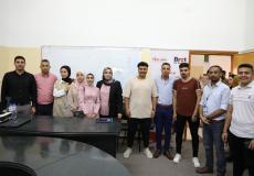 عابد نقيبا للصحفيين الشباب في جامعة فلسطين بغزة