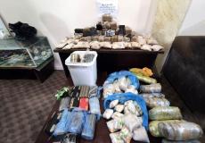 ضبط كمية كبيرة من المخدرات في غزة