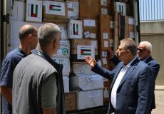 وصول شحنة أدوية مقدمة من الحكومة الفلسطينية إلى شعبنا في لبنان