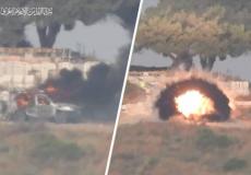 من لحظة استهداف الجيب الإسرائيلي