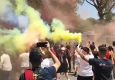 فوضى وأحداث شغب قبل نهائي دوري المؤتمر الأوروبي.