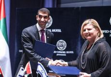 وزيرا الاقتصاد والتجارة الإسرائيلي والاماراتي