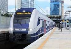 قطار تابع للشركة الإسرائيلية - توضيحية