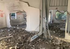 قوات الاحتلال تفجر منزل الأسير عمر جرادات في جنين