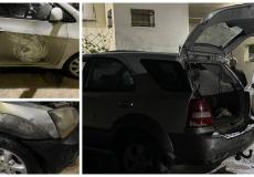مستوطنون يحرقون 3 مركبات جنوب نابلس