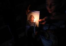 إضاءة شموع في رحيل شيرين أبو عاقلة